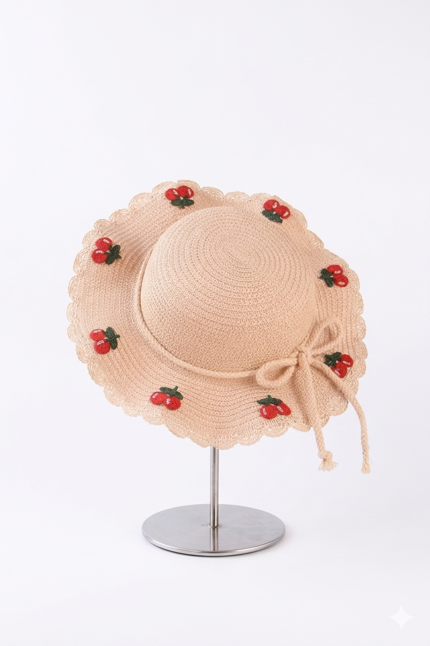 Nón Strawberry Hat Mũ Dâu Tây - Ảnh 2